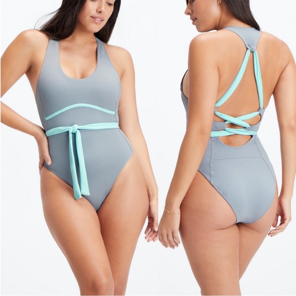 Fabletics Lace Up Gabriella One Piece Swimsuit